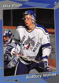 1993-94 Slapshot Sudbury Wolves (OHL) #6 Mike Wilson Front
