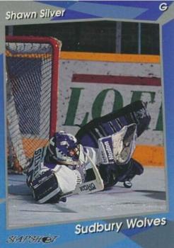 1993-94 Slapshot Sudbury Wolves (OHL) #1 Shawn Silver Front