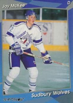 1993-94 Slapshot Sudbury Wolves (OHL) #3 Jay McKee Front