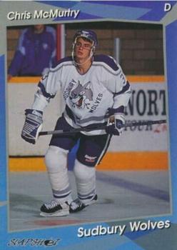 1993-94 Slapshot Sudbury Wolves (OHL) #4 Chris McMurtry Front
