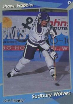 1993-94 Slapshot Sudbury Wolves (OHL) #7 Shawn Frappier Front
