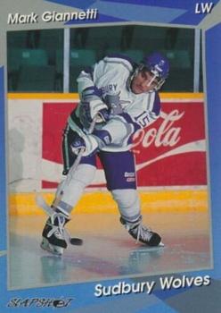 1993-94 Slapshot Sudbury Wolves (OHL) #13 Mark Giannetti Front