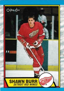 1989-90 O-Pee-Chee - Tembec Test White Backs #101 Shawn Burr Front