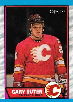 1989-90 O-Pee-Chee - Tembec Test White Backs #108 Gary Suter Front