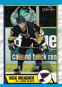 1989-90 O-Pee-Chee - Tembec Test White Backs #116 Rick Meagher Front