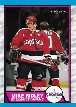 1989-90 O-Pee-Chee - Tembec Test White Backs #165 Mike Ridley Front