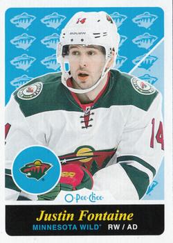 2015-16 O-Pee-Chee - Retro Blank Backs #NNO Justin Fontaine Front