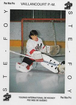 1992 Quebec International Pee-Wee Tournament #0034 Pierre-Mathieu Vaillancourt Front