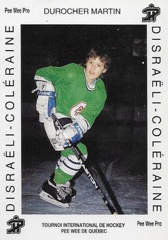 1992 Quebec International Pee-Wee Tournament #0044 Martin Durocher Front