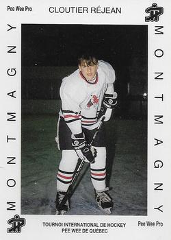 1992 Quebec International Pee-Wee Tournament #0077 Rejean Cloutier Front