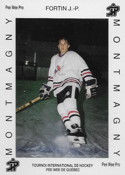 1992 Quebec International Pee-Wee Tournament #0080 Jean-Philippe Fortin Front