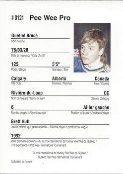1992 Quebec International Pee-Wee Tournament #0121 Bruce Ouellet Back
