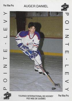 1992 Quebec International Pee-Wee Tournament #0130 Daniel Auger Front