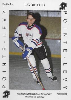 1992 Quebec International Pee-Wee Tournament #0134 Eric Lavoie Front