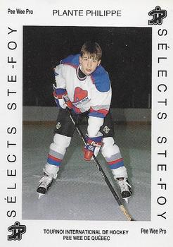 1992 Quebec International Pee-Wee Tournament #0156 Philippe Plante Front