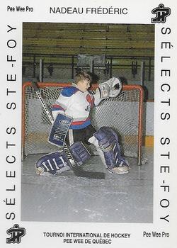 1992 Quebec International Pee-Wee Tournament #0158 Frederic Nadeau Front