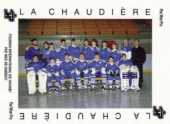 1992 Quebec International Pee-Wee Tournament #0180 La Chaudiere Front
