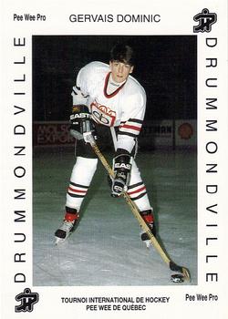 1992 Quebec International Pee-Wee Tournament #0193 Dominic Gervais Front