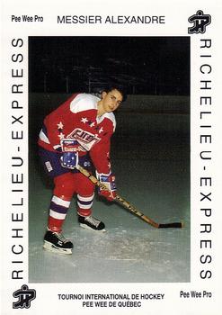 1992 Quebec International Pee-Wee Tournament #0208 Alexandre Messier Front