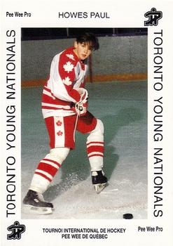 1992 Quebec International Pee-Wee Tournament #0237 Paul Howes Front