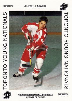 1992 Quebec International Pee-Wee Tournament #0240 Mark Angeli Front