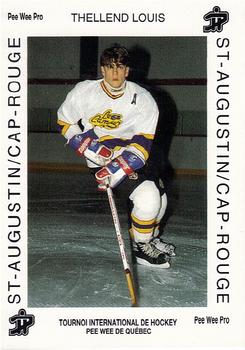 1992 Quebec International Pee-Wee Tournament #0265 Louis Thellend Front