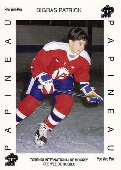 1992 Quebec International Pee-Wee Tournament #0659 Patrick Bigras Front