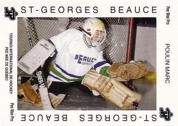 1992 Quebec International Pee-Wee Tournament #0741 Marc Poulin Front
