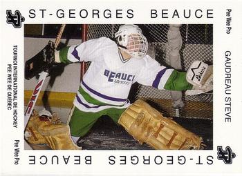 1992 Quebec International Pee-Wee Tournament #0742 Steve Gaudreau Front