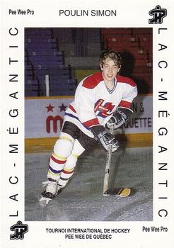 1992 Quebec International Pee-Wee Tournament #0751 Simon Poulin Front