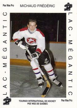 1992 Quebec International Pee-Wee Tournament #0755 Frederic Michaud Front