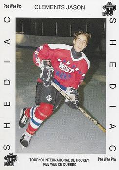 1992 Quebec International Pee-Wee Tournament #1696 Jason Clements Front