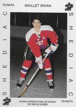 1992 Quebec International Pee-Wee Tournament #1697 Brian Maillet Front