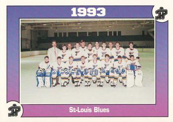 1993 Quebec International Pee-Wee Tournament #0901 St. Louis Blues Front