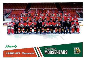 1996-97 Halifax Mooseheads (QMJHL) Series I #NNO Team Photo Front