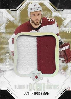 2014-15 Upper Deck Ultimate Collection - Debut Threads Patch #DT-HO Justin Hodgman Front