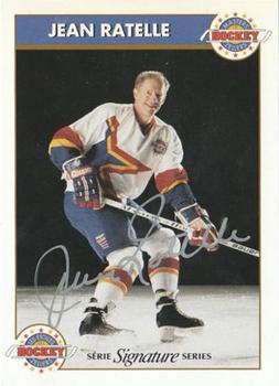 1993-94 Zellers Masters of Hockey - Signature Series #NNO Jean Ratelle Front