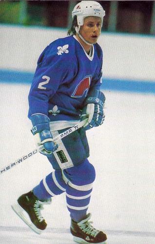 1984-85 Quebec Nordiques Postcards #NNO Gord Donnelly Front