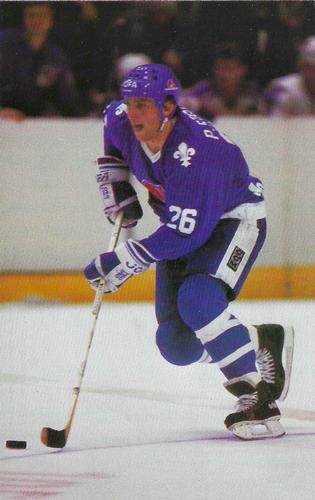 1984-85 Quebec Nordiques Postcards #NNO Peter Stastny Front