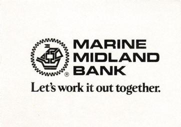 1989-90 Marine Midland New York Rangers #NNO Rangers MasterCard Back
