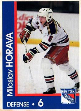 1989-90 Marine Midland New York Rangers #NNO Miloslav Horava Front