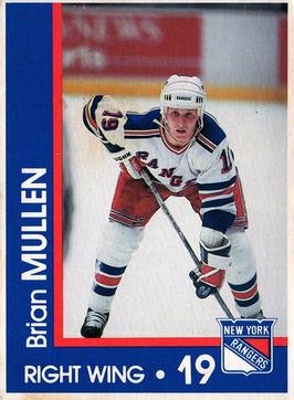 1989-90 Marine Midland New York Rangers #NNO Brian Mullen Front