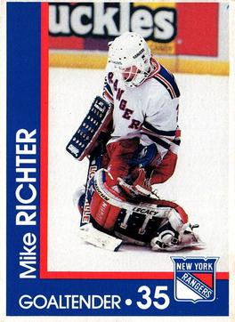 1989-90 Marine Midland New York Rangers #NNO Mike Richter Front