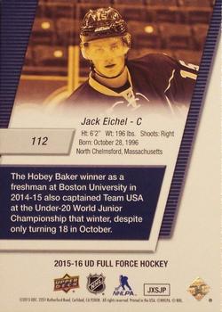 2015-16 Upper Deck Full Force #112 Jack Eichel Back