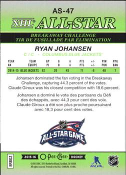 2015-16 O-Pee-Chee - All-Star Glossy #AS-47 Ryan Johansen Back