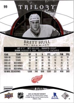 2015-16 Upper Deck Trilogy #99 Brett Hull Back
