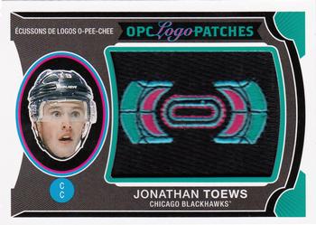 2015-16 O-Pee-Chee - Manufactured Patches #P-89 Jonathan Toews Front