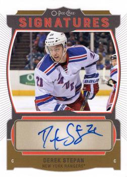 2015-16 O-Pee-Chee - Signatures #S-DS Derek Stepan Front