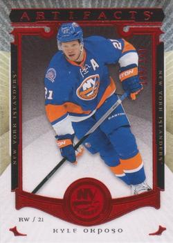 2015-16 Upper Deck Artifacts - Ruby #74 Kyle Okposo Front