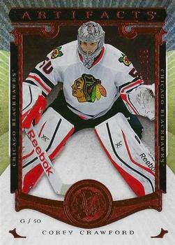 2015-16 Upper Deck Artifacts - Ruby #47 Corey Crawford Front